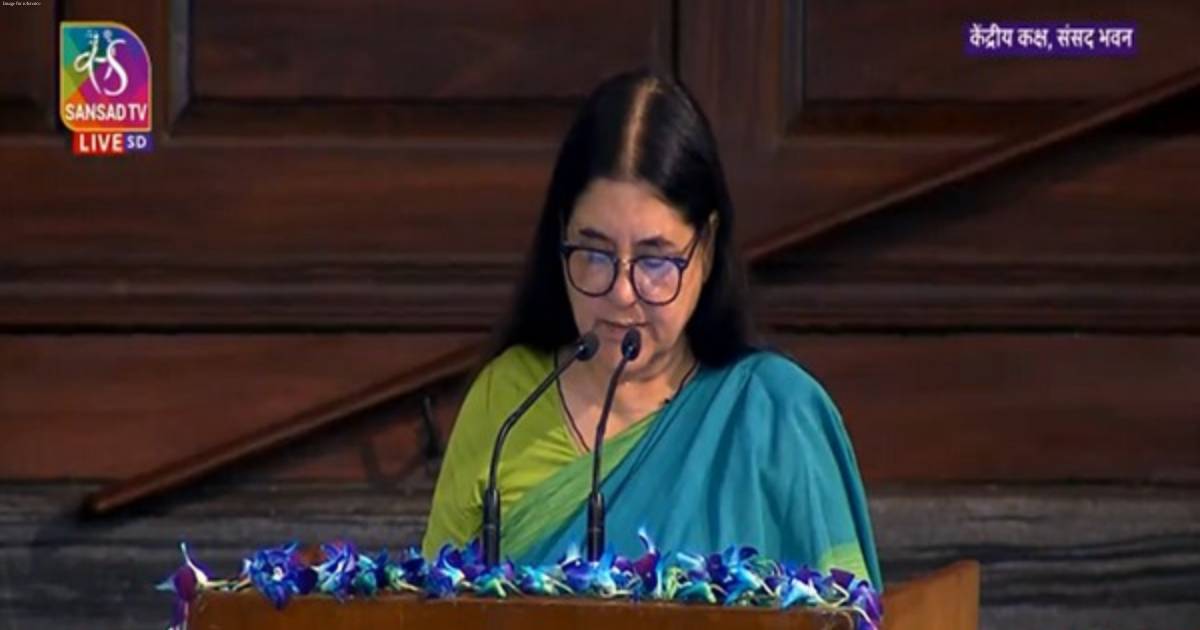 'Beti Bachao, Beti Padhao' has brought a lasting change: Maneka Gandhi in joint sitting of Parliament